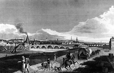 Glasgow, 1817 von English School